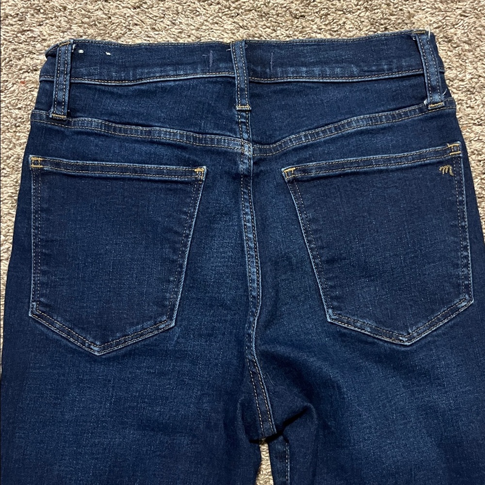 Madewell Women’s Skinny Flare Jeans in Rinse‎ Wash Size 27 - Picture 9 of 10